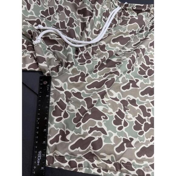 Southern Sass Smocks Preppy Classic Camoflage Elastic Drawstring Men's Shorts 2X - Picture 7 of 11